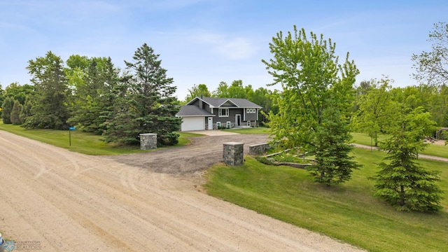 18117 Cherry Creek Ln, Erie Twp, MN 56501 - view of front of home featuring driveway and a front yard