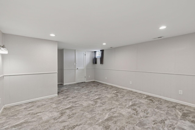 1148 Geranium Ave E, Saint Paul, MN 55106 - finished below grade area with recessed lighting and baseboards
