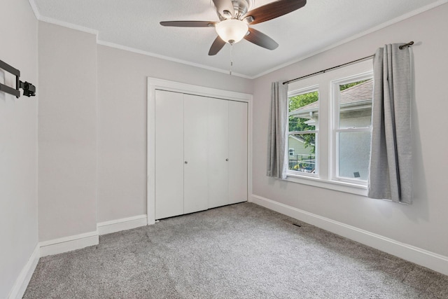 1148 Geranium Ave E, Saint Paul, MN 55106 - unfurnished bedroom featuring carpet floors, baseboards, and ornamental molding