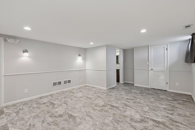 1148 Geranium Ave E, Saint Paul, MN 55106 - finished basement featuring recessed lighting and baseboards