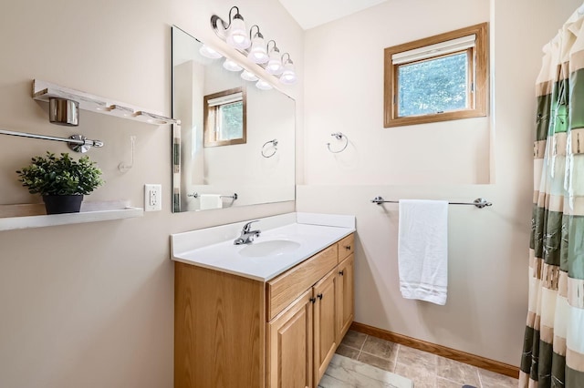 1110 Lia Ct, Northfield, MN 55057 - bathroom with vanity and baseboards