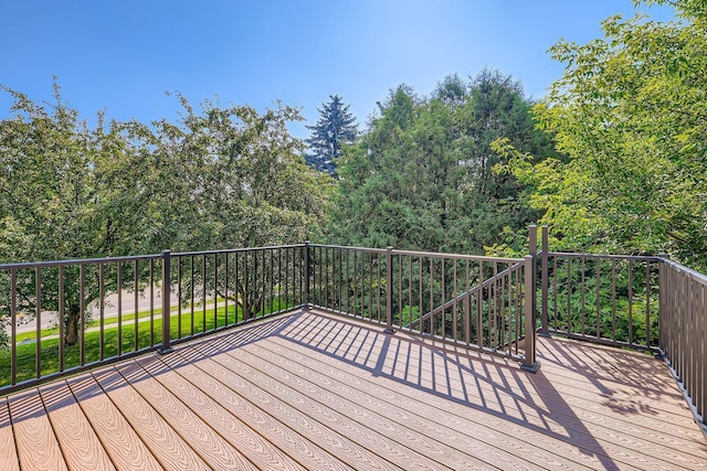1110 Lia Ct, Northfield, MN 55057 - view of wooden deck