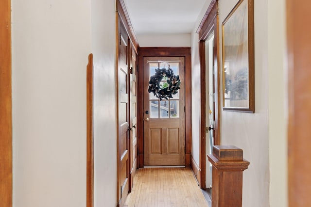 896 Carroll Ave, Saint Paul, MN 55104 - doorway to outside with light wood-style flooring