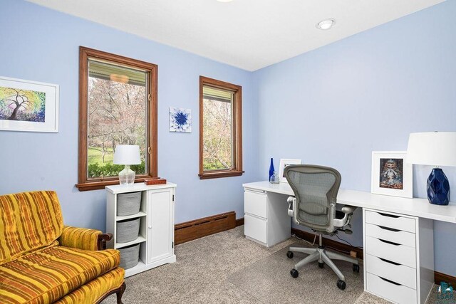 2900 London Rd, Duluth, MN 55804 - office featuring light carpet and baseboards