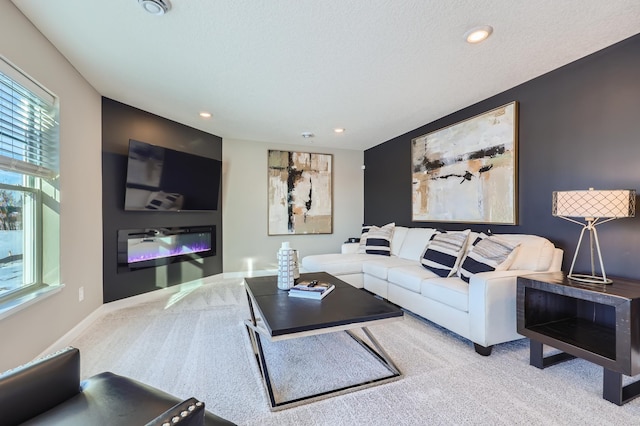 21749 Lilac Dr, Farmington, MN 55024 - carpeted living room featuring recessed lighting and baseboards