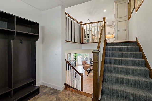 21570 France Blvd, Credit River Twp, MN 55044 - mudroom with baseboards and recessed lighting