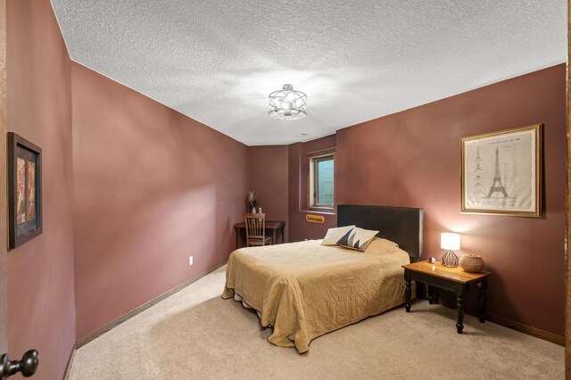 8530 Fir St, Greenfield, MN 55373 - carpeted bedroom with a textured ceiling and baseboards