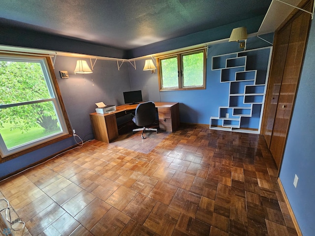 103 4th St S, Fairmount, ND 58030 - unfurnished office featuring a textured ceiling