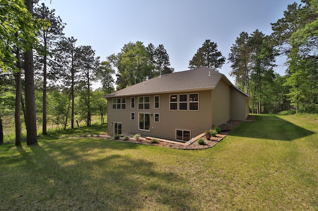 23904 Summer Haven Ln, Nisswa, MN 56468 - back of house featuring a lawn