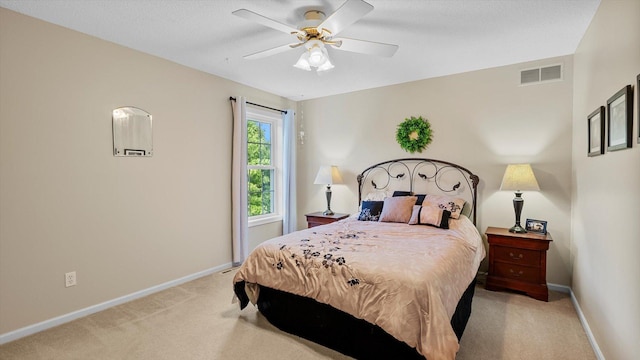 8548 139th St, Savage, MN 55378 - bedroom featuring light colored carpet, baseboards, and ceiling fan