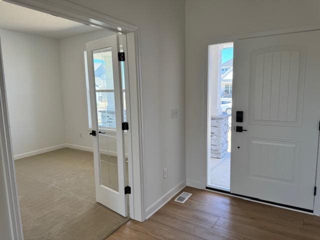 11325 Ithaca Ln N, Dayton, MN 55369 - foyer entrance featuring baseboards and wood finished floors