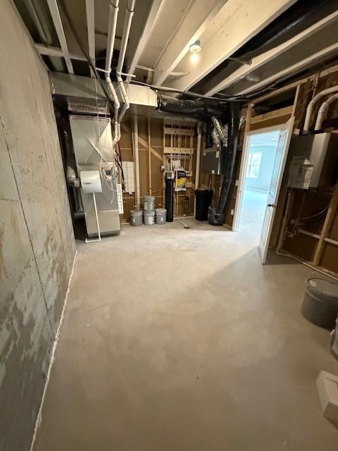 10051 Mulberry Ln, Corcoran, MN 55374 - basement featuring heating unit