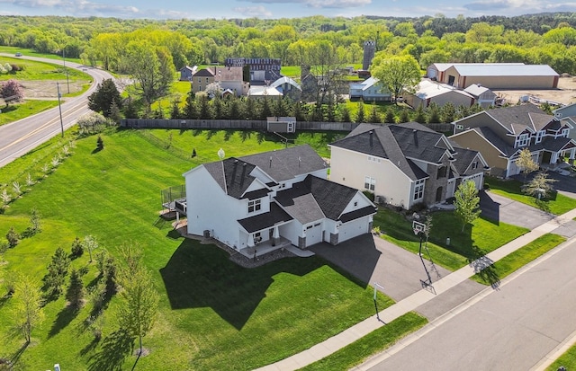 5282 Randolph Ave NE, Otsego, MN 55374 - aerial view of residential area featuring a heavily wooded area