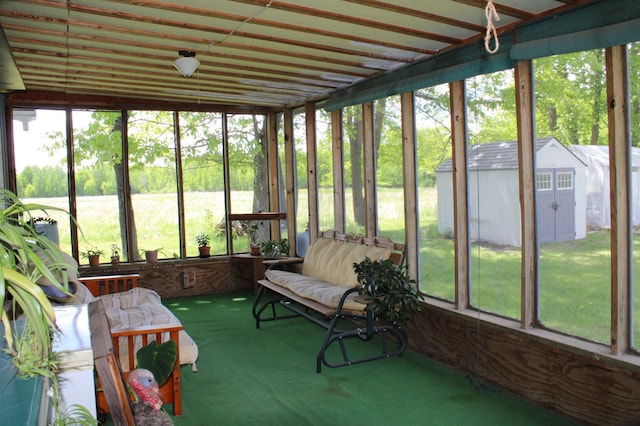 44500 Elmcrest Ave, Fish Lake Twp, MN 55032 - sunroom / solarium featuring plenty of natural light