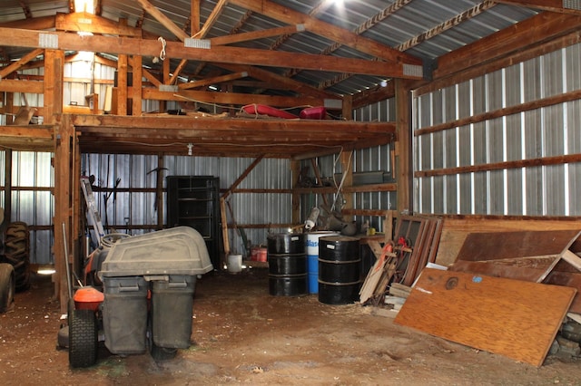 44500 Elmcrest Ave, Fish Lake Twp, MN 55032 - garage featuring metal wall