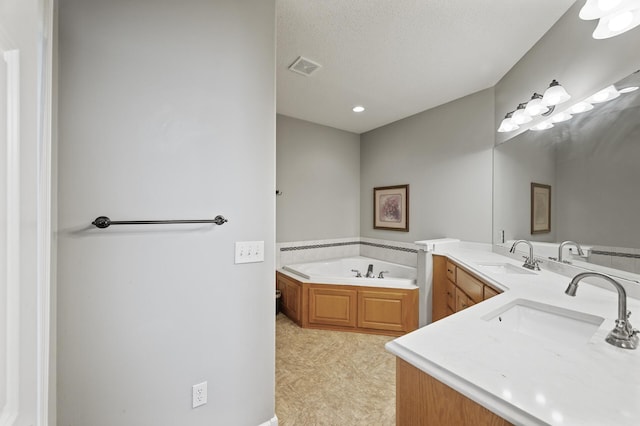 17260 Keystone Ave N, Hugo, MN 55038 - bathroom featuring double vanity and a garden tub