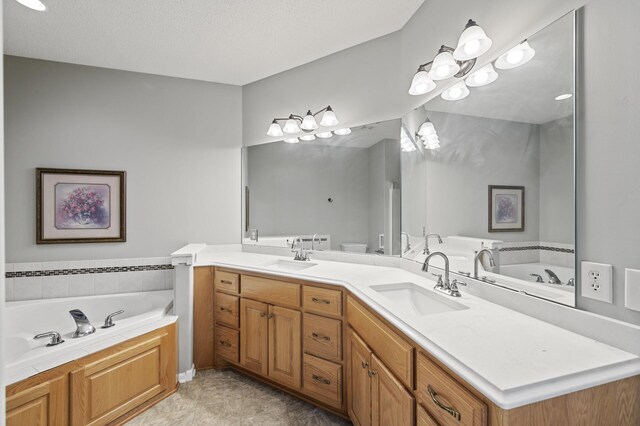 17260 Keystone Ave N, Hugo, MN 55038 - bathroom with a bath and double vanity