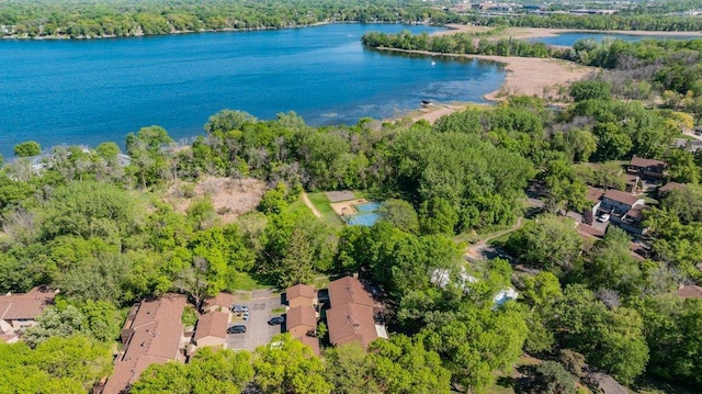 212 Eagle Lake Dr, Maple Grove, MN 55369 - view of property location featuring a large body of water, a heavily wooded area, and nearby suburban area
