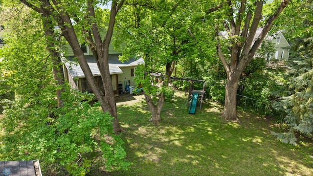 1413 11th Ave S, Fargo, ND 58103 - view of green lawn with a playground