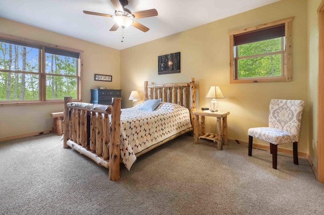 31172 Apache Cir, Breezy Point, MN 56472 - bedroom with multiple windows, baseboards, and carpet