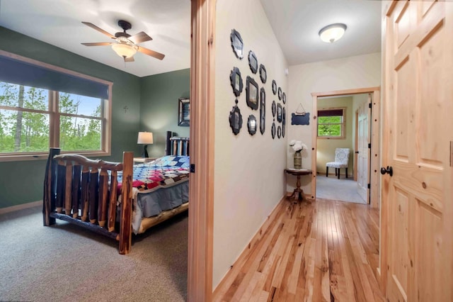 31172 Apache Cir, Breezy Point, MN 56472 - bedroom with light wood-style flooring and baseboards