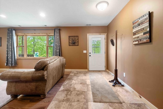 31172 Apache Cir, Breezy Point, MN 56472 - entrance foyer with baseboards and recessed lighting