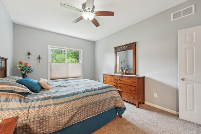 3157 Doneene Ln, Eagan, MN 55121 - bedroom featuring light colored carpet, a ceiling fan, and baseboards
