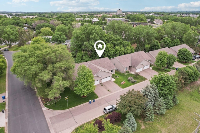 3157 Doneene Ln, Eagan, MN 55121 - drone / aerial view of a tree filled landscape