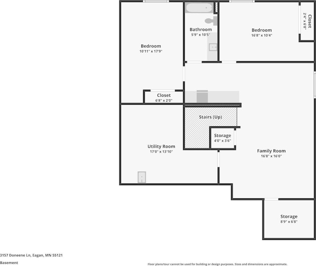 3157 Doneene Ln, Eagan, MN 55121 - room layout