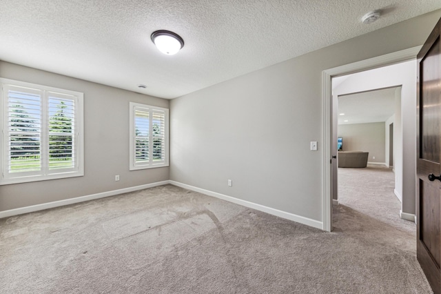 6005 Comstock Ln N, Plymouth, MN 55446 - empty room featuring carpet flooring, a textured ceiling, baseboards, and a smoke detector