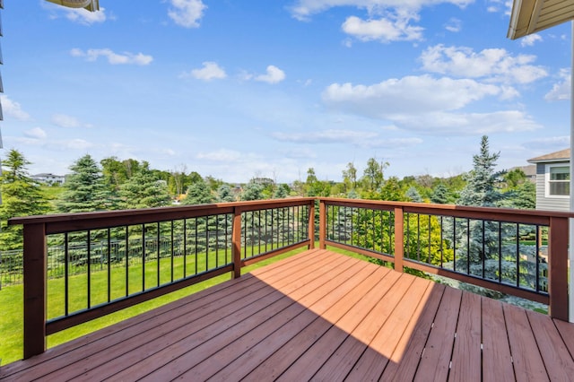 6005 Comstock Ln N, Plymouth, MN 55446 - view of wooden terrace