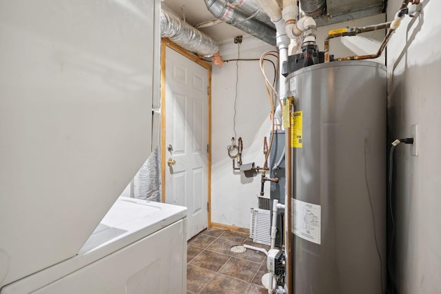 1599 Rice St, Saint Paul, MN 55117 - utility room featuring water heater and washer / clothes dryer