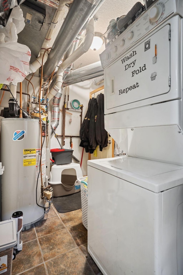 1599 Rice St, Saint Paul, MN 55117 - utilities featuring stacked washing machine and dryer and water heater