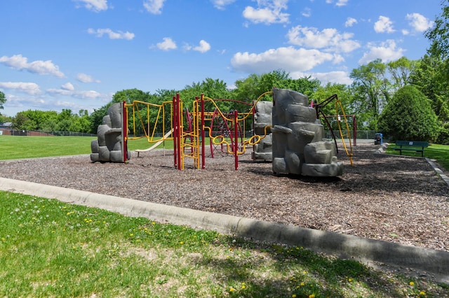 1351 4th St W, Hastings, MN 55033 - community jungle gym featuring a yard