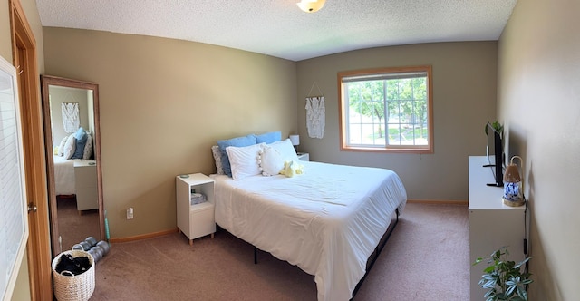 2434 1st St S, Saint Cloud, MN 56301 - carpeted bedroom featuring a textured ceiling