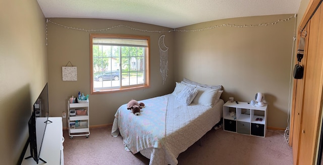 2434 1st St S, Saint Cloud, MN 56301 - carpeted bedroom featuring a textured ceiling and baseboards