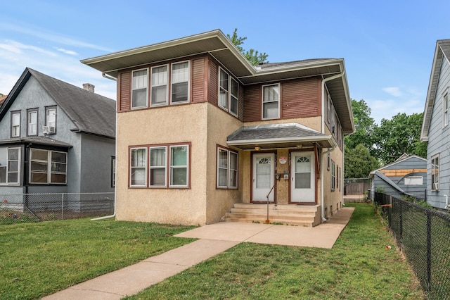 3725 Fremont Ave N, Minneapolis, MN 55412 - view of front of property featuring stucco siding and a shingled roof