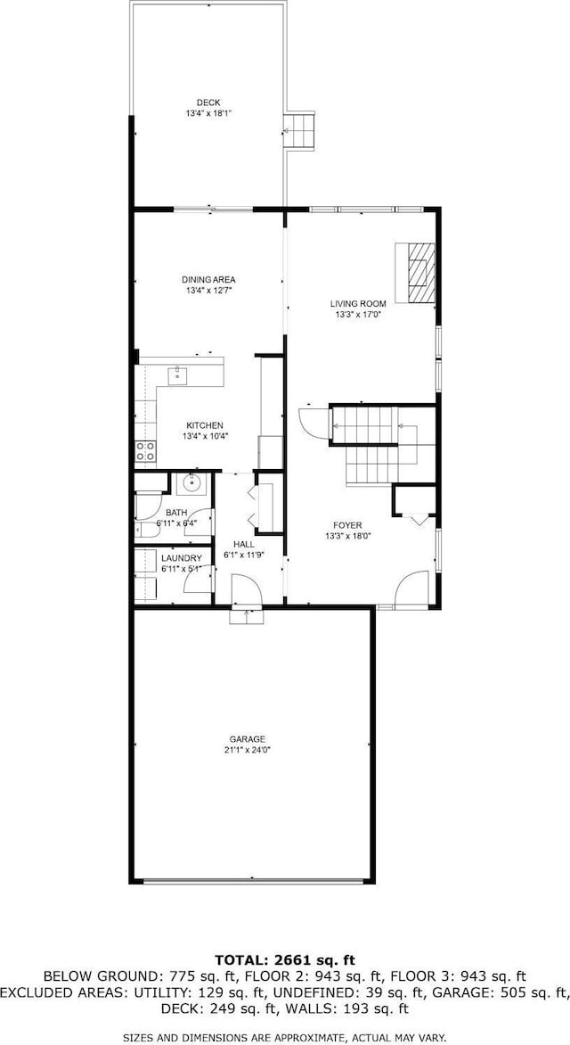 7658 Silver Lake Rd, Mounds View, MN 55112 - property floor plan