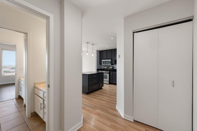 929 Portland Ave Unit 907, Minneapolis, MN 55404 - corridor featuring light wood-style floors and recessed lighting