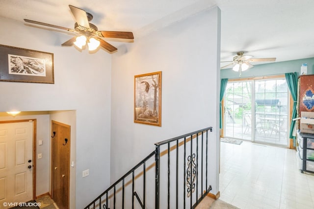 17551 London St NE, Ham Lake, MN 55304 - hallway featuring an upstairs landing