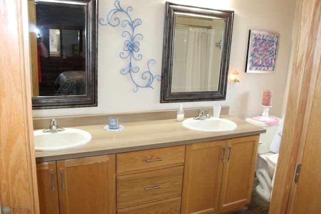 3441 25th St S, Moorhead, MN 56560 - full bathroom with double vanity and toilet