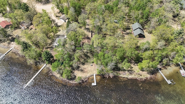 2145 Big Deep Lake Dr NW, Hackensack, MN 56452 - aerial view of property's location with a nearby body of water