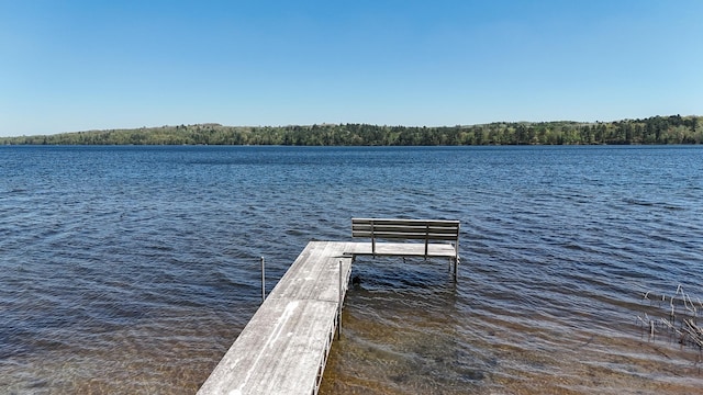 2145 Big Deep Lake Dr NW, Hackensack, MN 56452 - dock featuring a water view