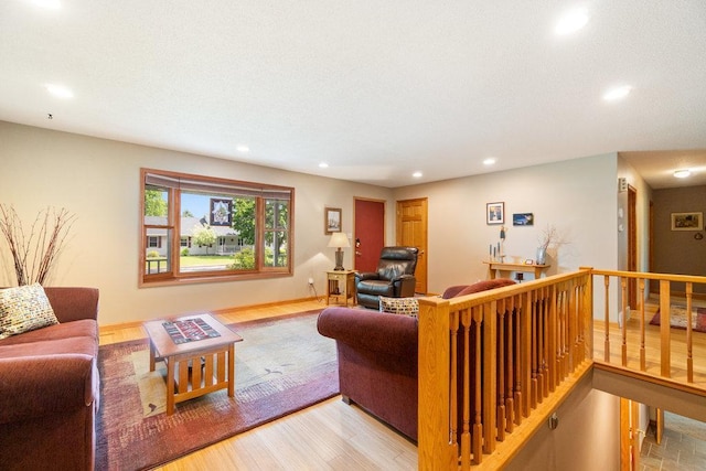 903 Ingalls Rd, Menomonie, WI 54751 - living room featuring recessed lighting and light wood-type flooring