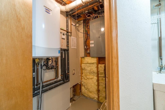 903 Ingalls Rd, Menomonie, WI 54751 - utilities with water heater and electric panel