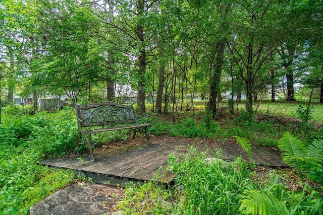 903 Ingalls Rd, Menomonie, WI 54751 - view of yard with a deck