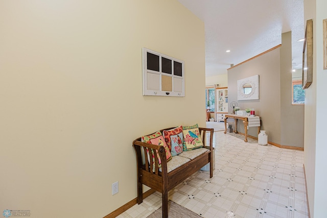 5916 Elm St N, Moorhead, MN 56560 - corridor featuring baseboards, light flooring, and recessed lighting