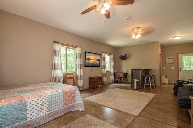 1378 Sunflower Trl NE, Outing, MN 56662 - bedroom featuring a ceiling fan