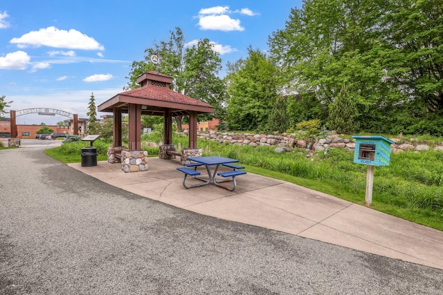 16154 Main Ave SE # 120, Prior Lake, MN 55372 - view of patio with a gazebo