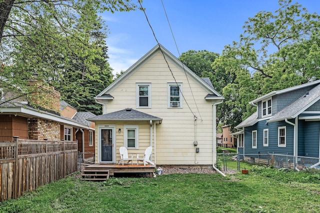 4312 Nokomis Ave, Minneapolis, MN 55406 - back of house with a wooden deck